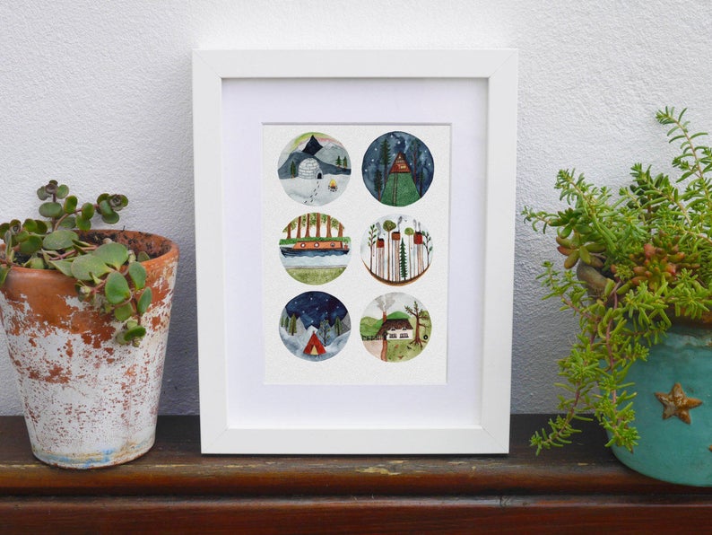 Homes of the World Art Print - Image 2