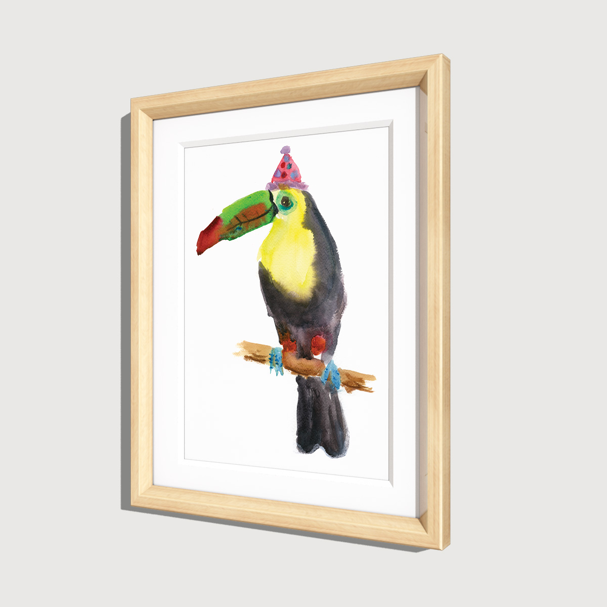 Party Toucan Art Print - Image 2