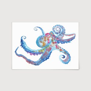 Octopus A3 Art Print