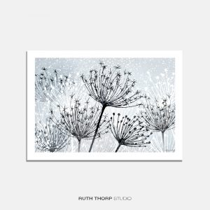 Seedheads Art Print - Winter Garden Series