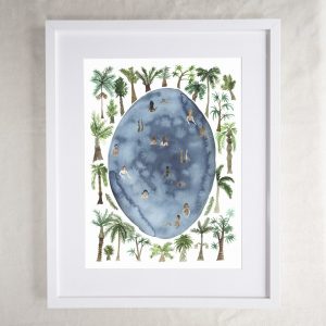 Swim Wild Art Print