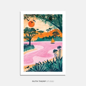 Halcyon Day Art Print - Paradise Series