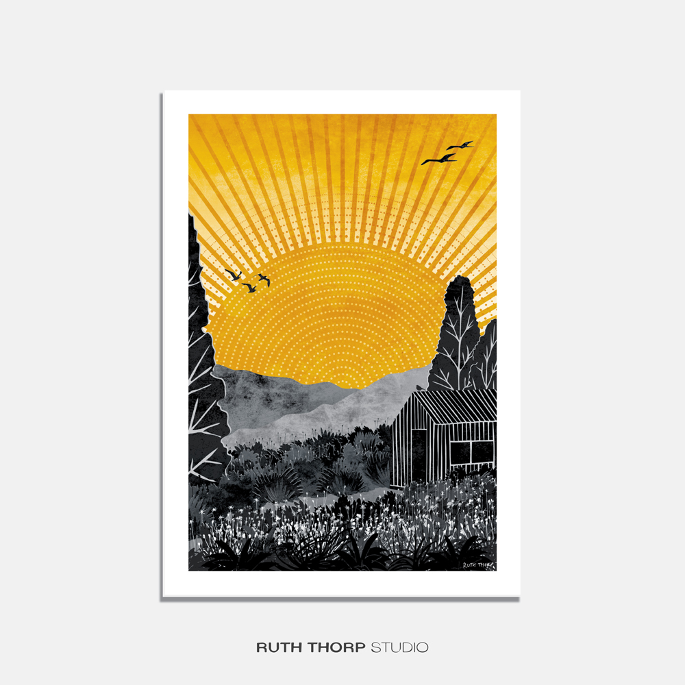 Home Art Print - Journey Series