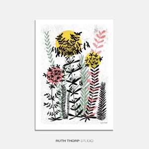 A4 Meadow 2 Art Print
