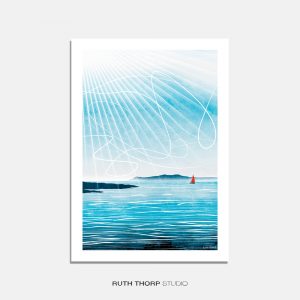 Meltemi Art Print - Wild Wind Series