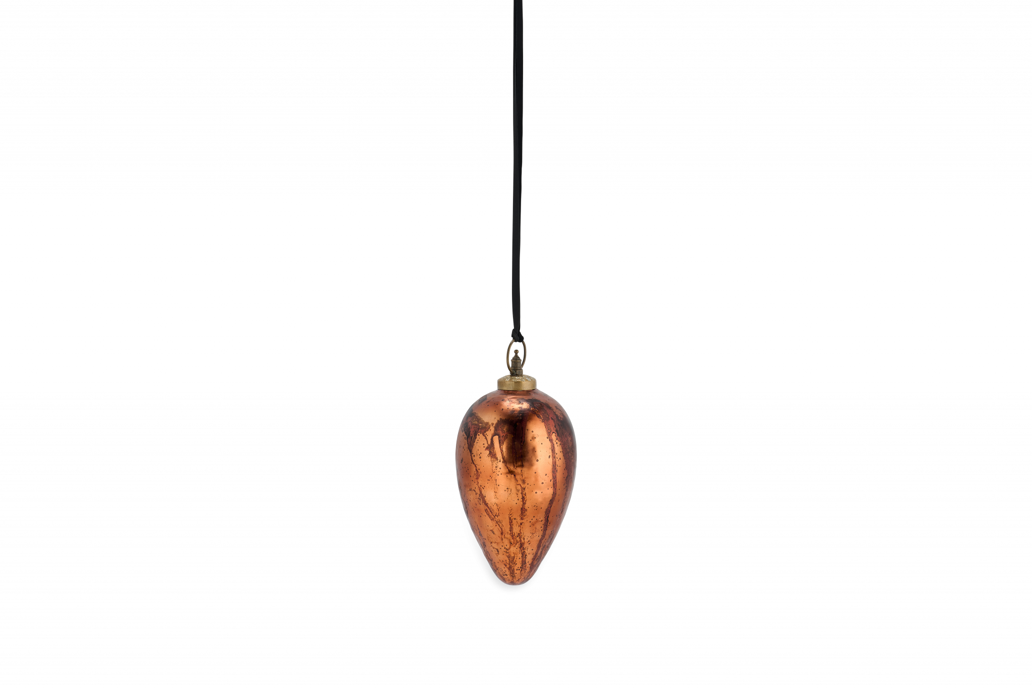 Jalshara Giant Bauble Drop - Antique Copper - Large
