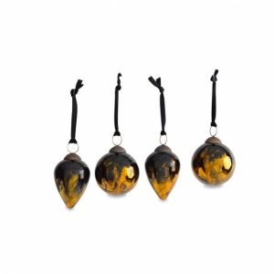 Nkuku_Danoa_baubles_amber_Black_set_of_4_cutout