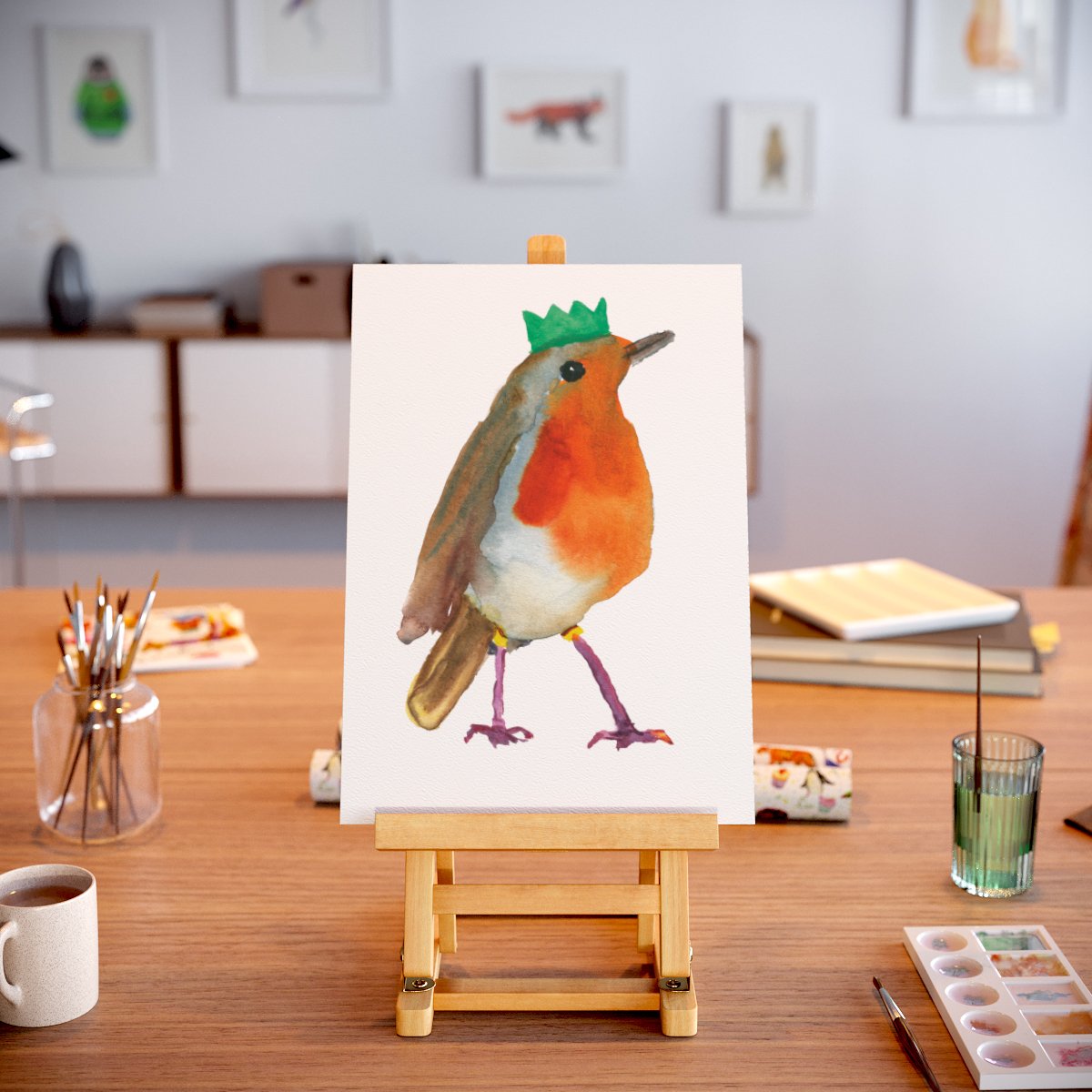 Rosie_Webb_Party_Robin_Art_Print_Lifestyle