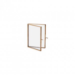 Danta Folded Frame Antique Brass 5 x 7
