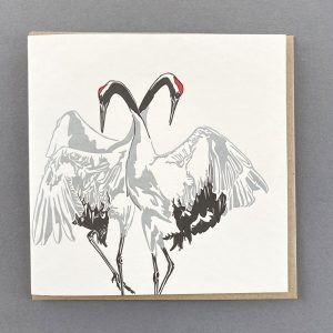 Penguin_Ink_Red-Crowned_Crane_Card
