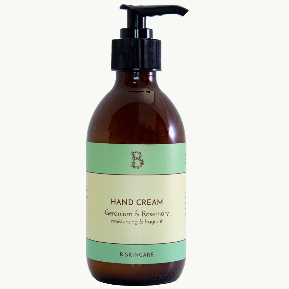 B Handy Gift Set - Geranium and Rosemary Hand Cream and Hand Wash - Image 2