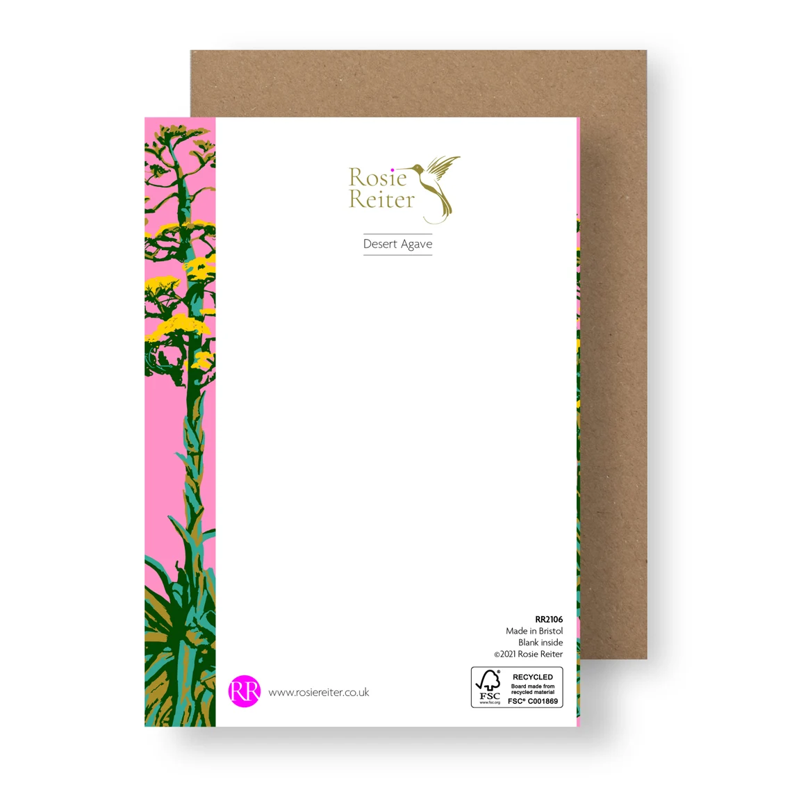 Rosie_Reiter_Desert_Agave_Greetings_Card_Reverse