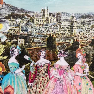 Bath Belles Greeting Card