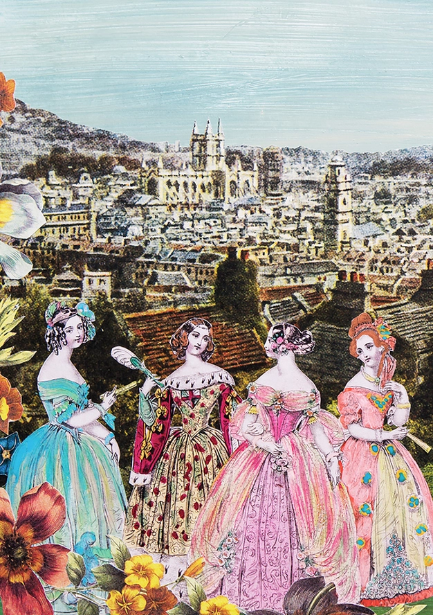 Bath Belles Greeting Card