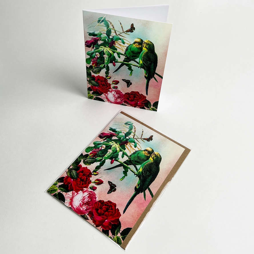 Budgies Greeting Card - Image 2