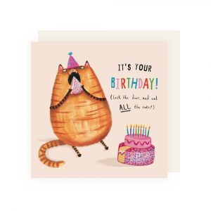 Charley Rabbit Eat All The Cake Card