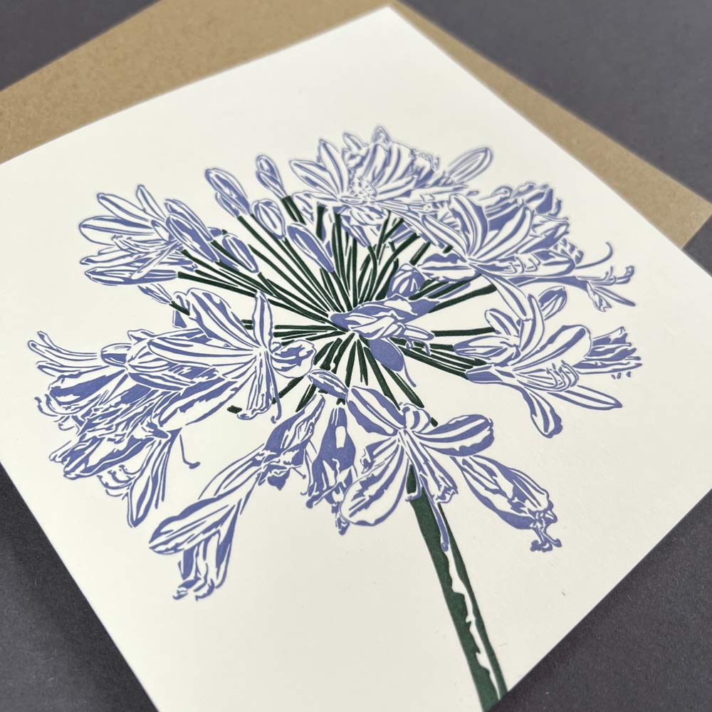 Agapanthus Card - Image 2