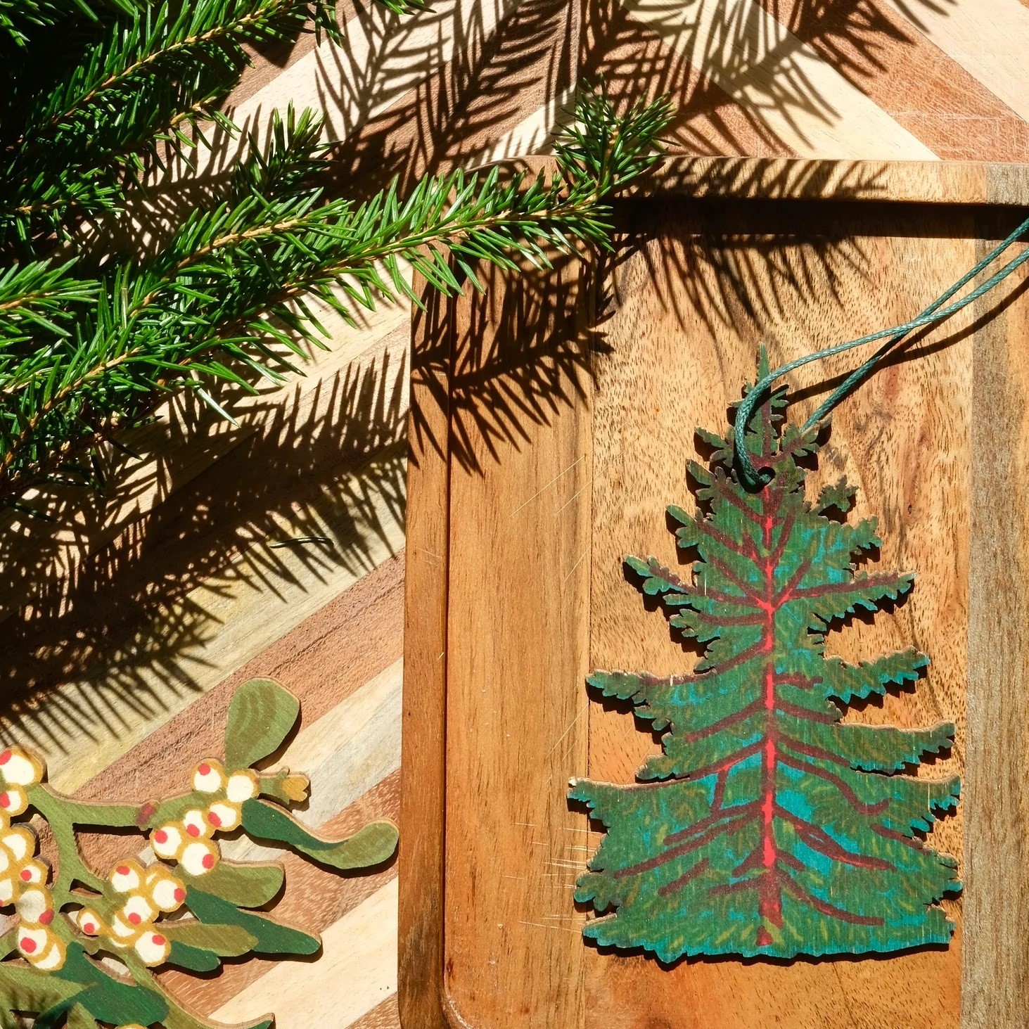 Wooden Christmas Tree Decoration - Image 2
