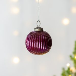 Grand_Illusions_Ribbed_Round_Decoration_Fuchsia