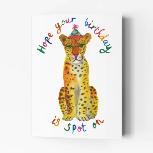Leopard Birthday Card