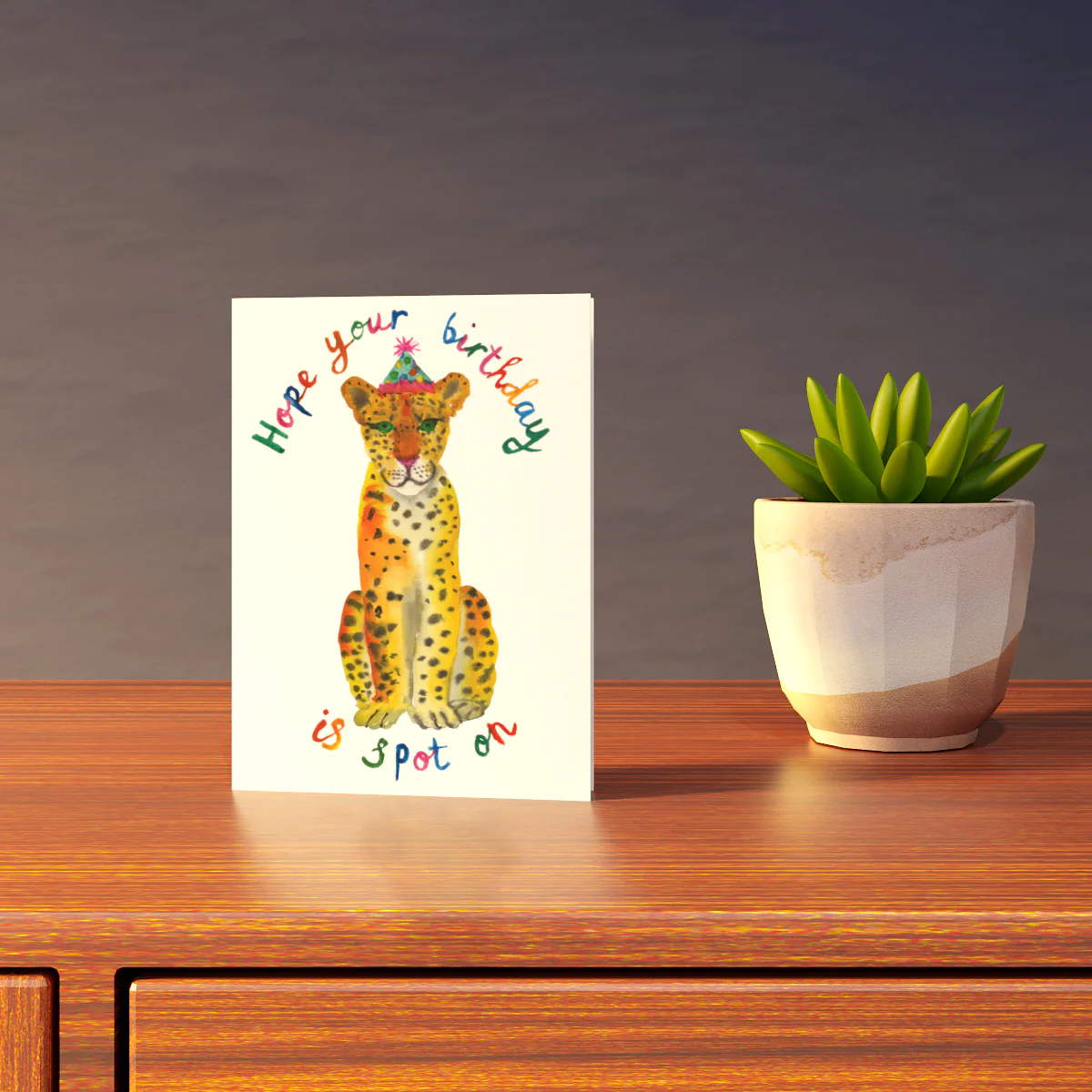Leopard Birthday Card - Image 3