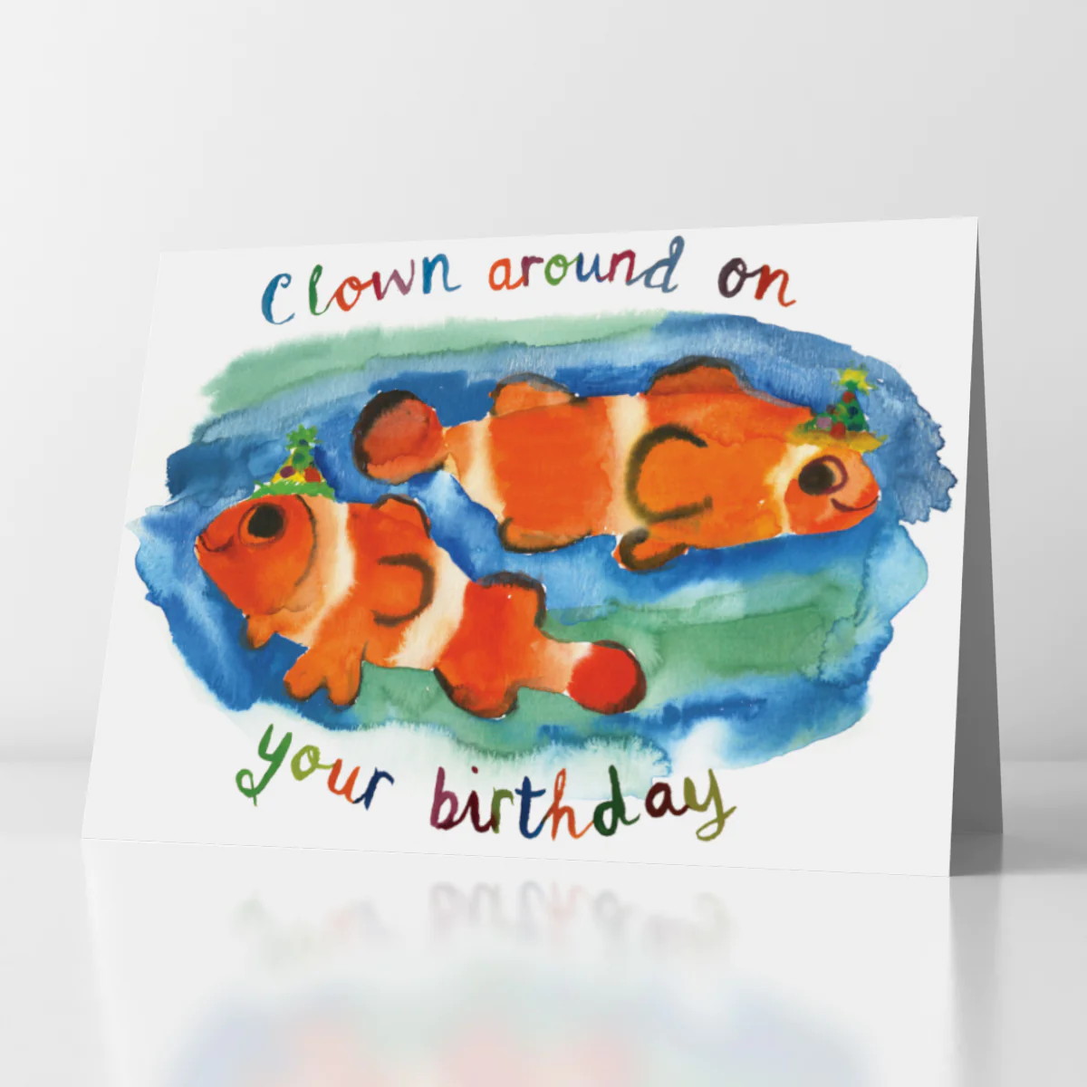 Clown Around Birthday Card - Image 2