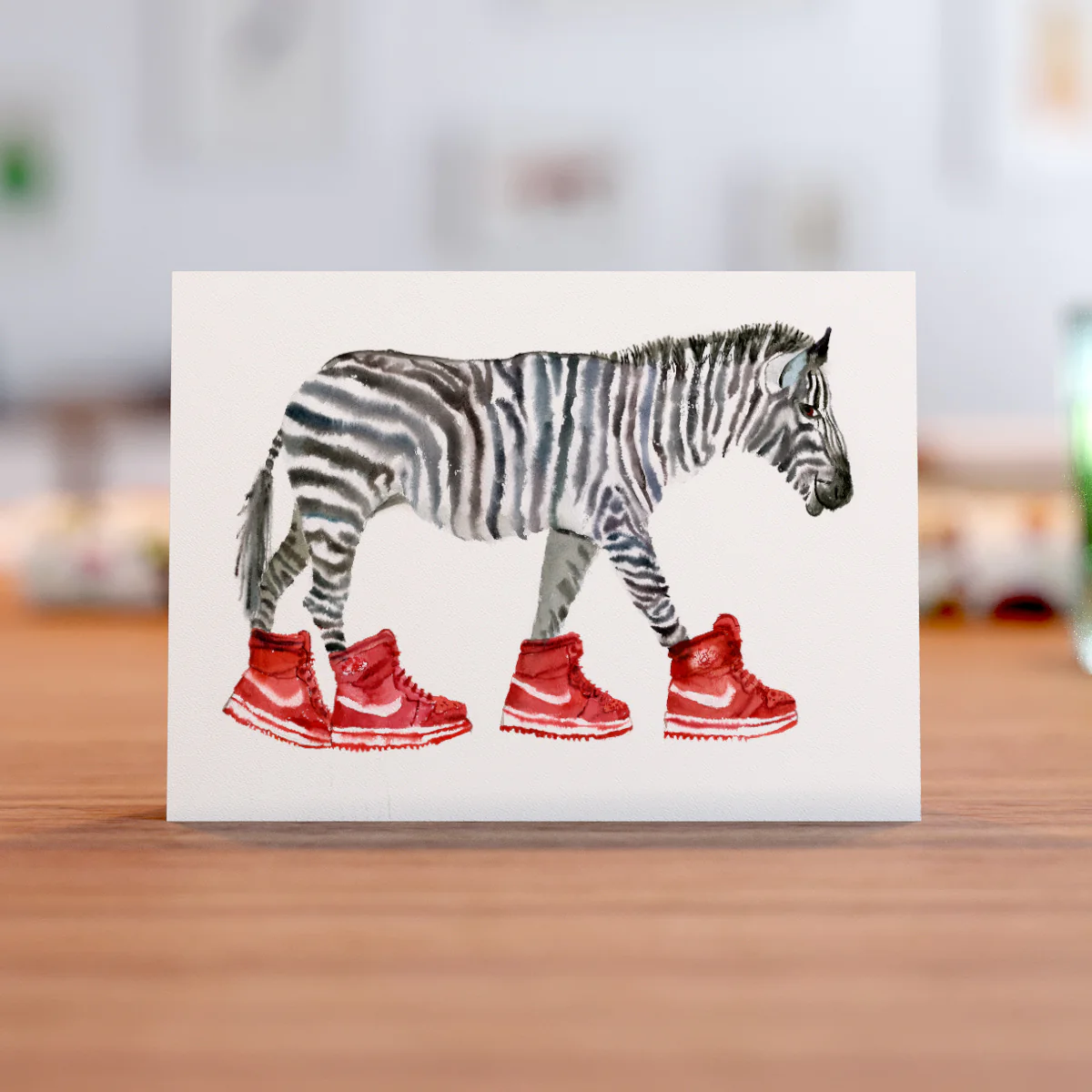 Zebra Birthday Card - Image 3