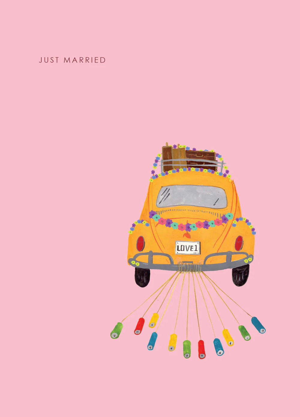 Just Married Greeting Card - Image 2