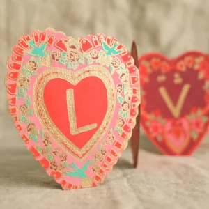 Love Heart Concertina Card