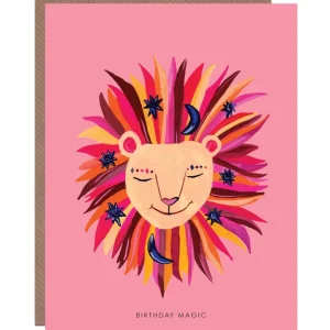 Magic Lion Birthday Card