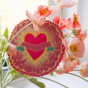 Ribbon Heart Greeting Card