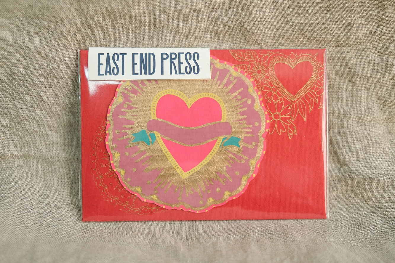 Ribbon Heart Greeting Card - Image 3