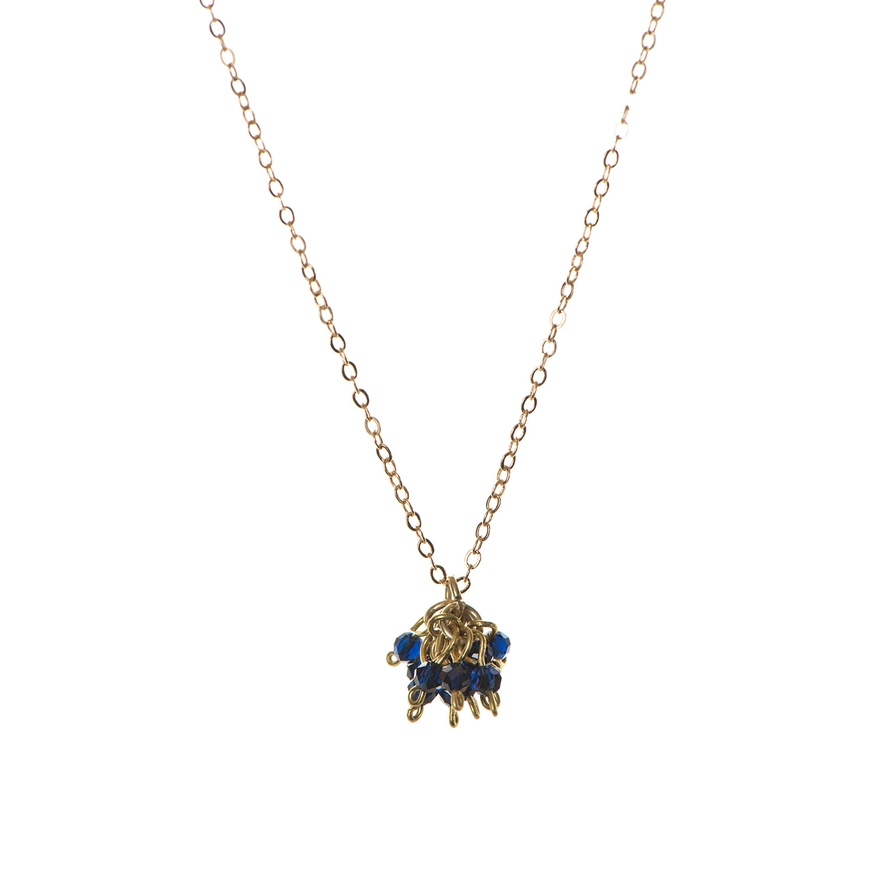 elizabeth cluster necklace