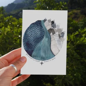 Mountains To Climb / Oceans to Swim Greeting Card