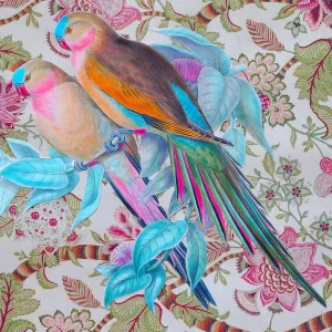 Parrot Pair Greeting Card