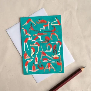Yoga Greeting Card
