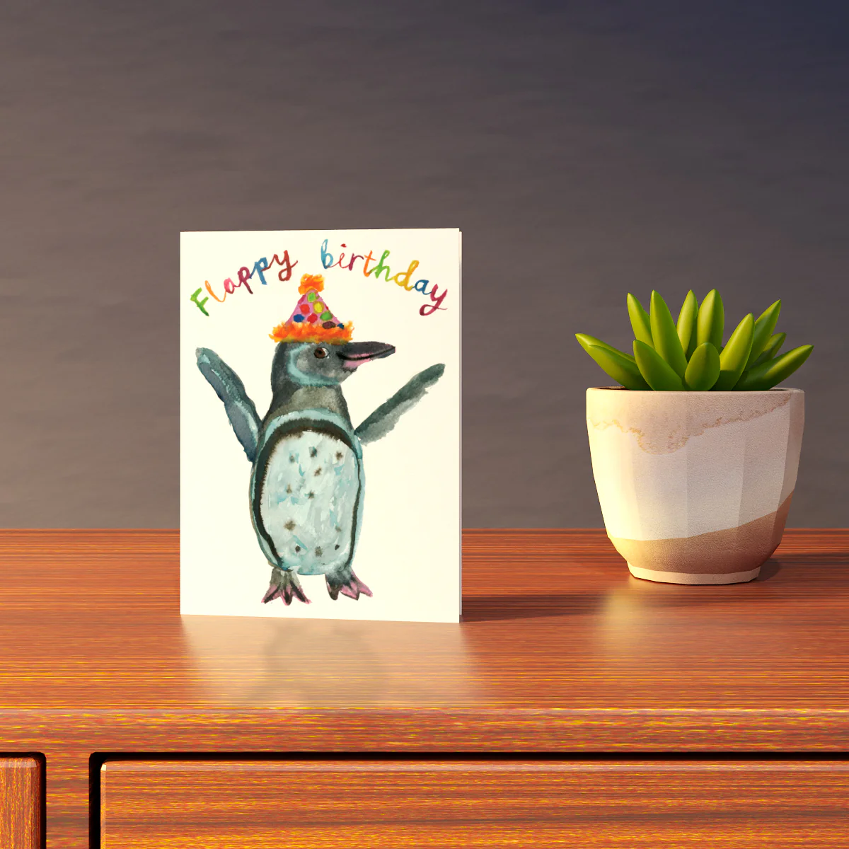 Flappy Birthday Greeting Card - Image 4