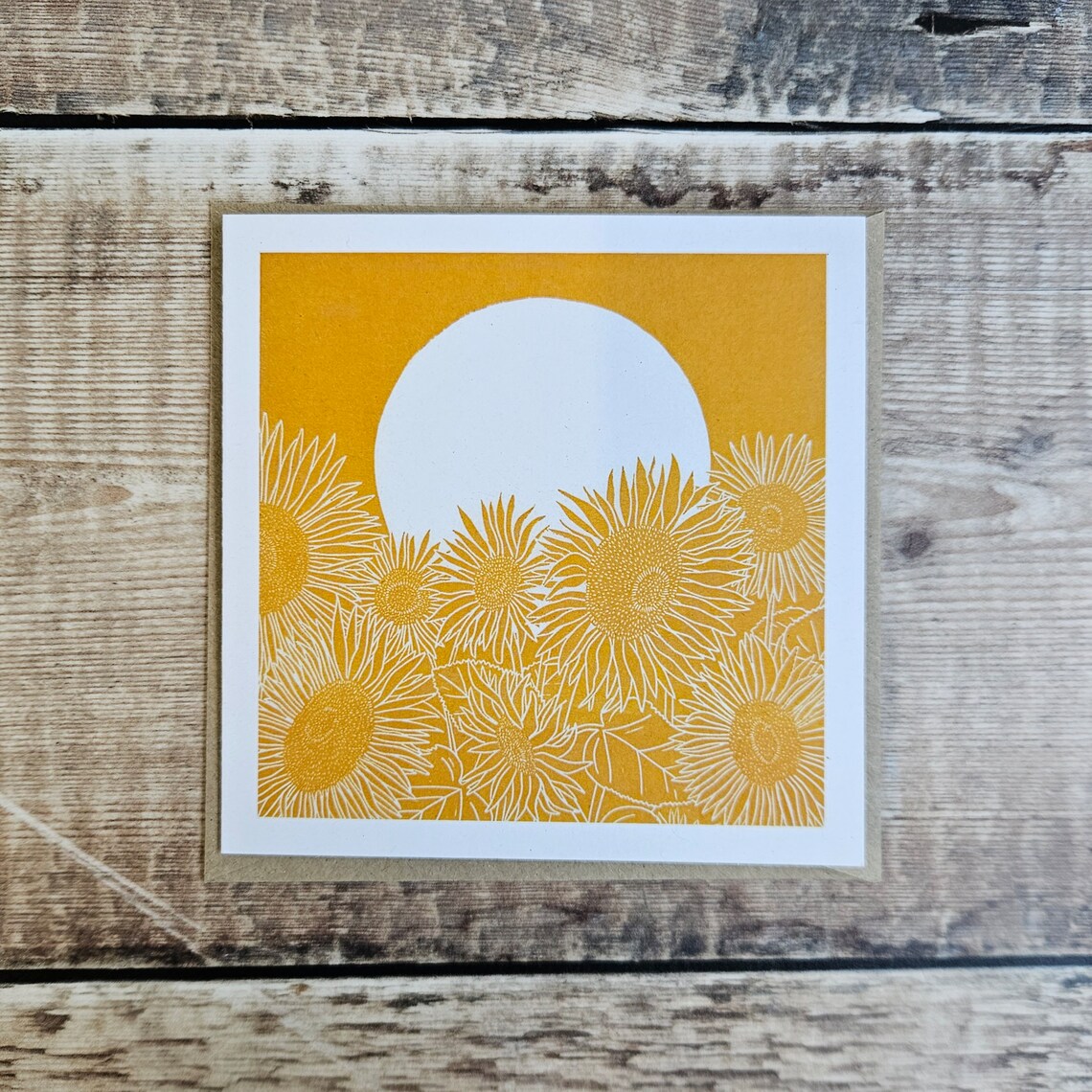 Sunflower Field Greeting Card