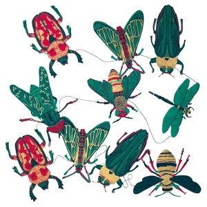 3 Metre Long Paper Insect Garland