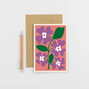 Pansy Greeting Card