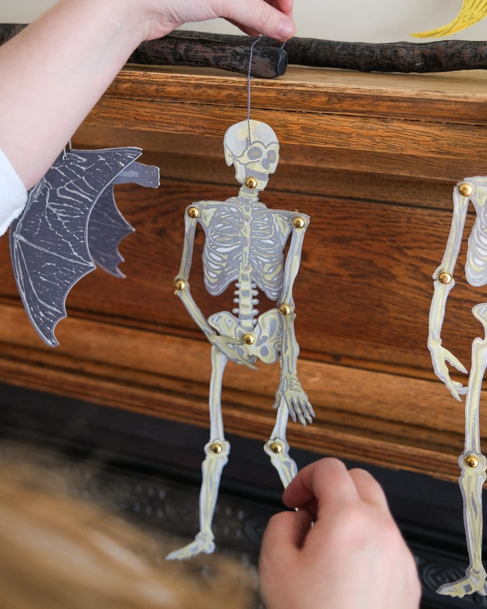 Dancing Skeleton Paper Decorations - Image 4