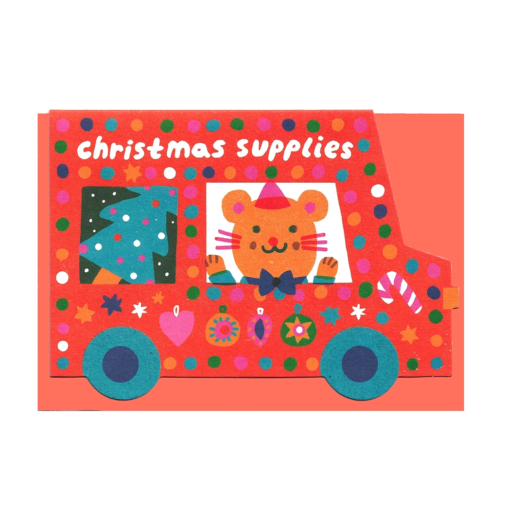 Christmas Van Die Cut Greeting Card - Image 2