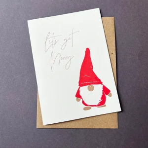 Let’s Get Merry Gonk Card