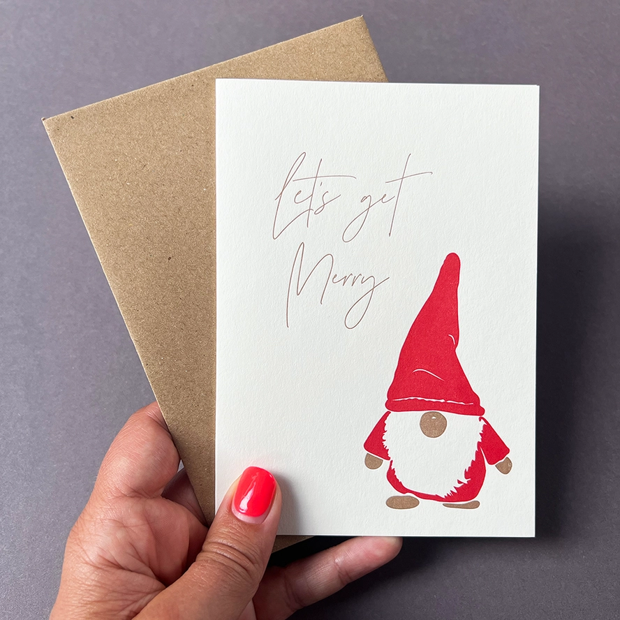 Let’s Get Merry Gonk Card - Image 2