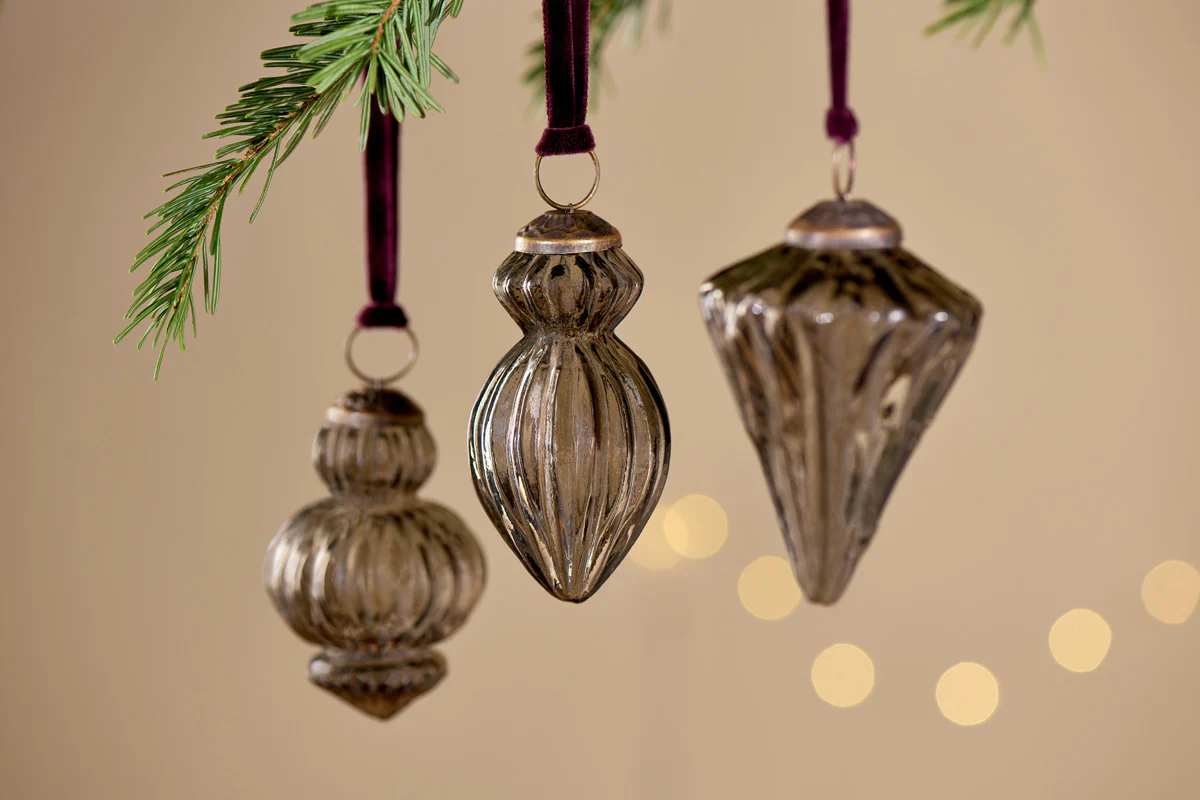 Manipur Baubles - Smoke - Set of 3 - Image 3