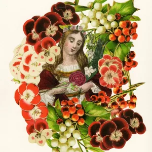 Mistletoe Queen Card