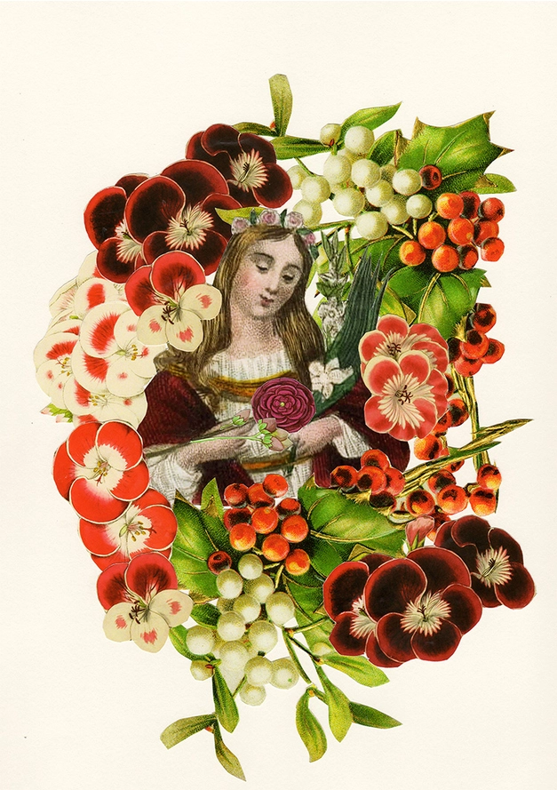 Mistletoe Queen Card
