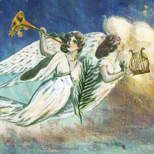 Trumpet Christmas Card