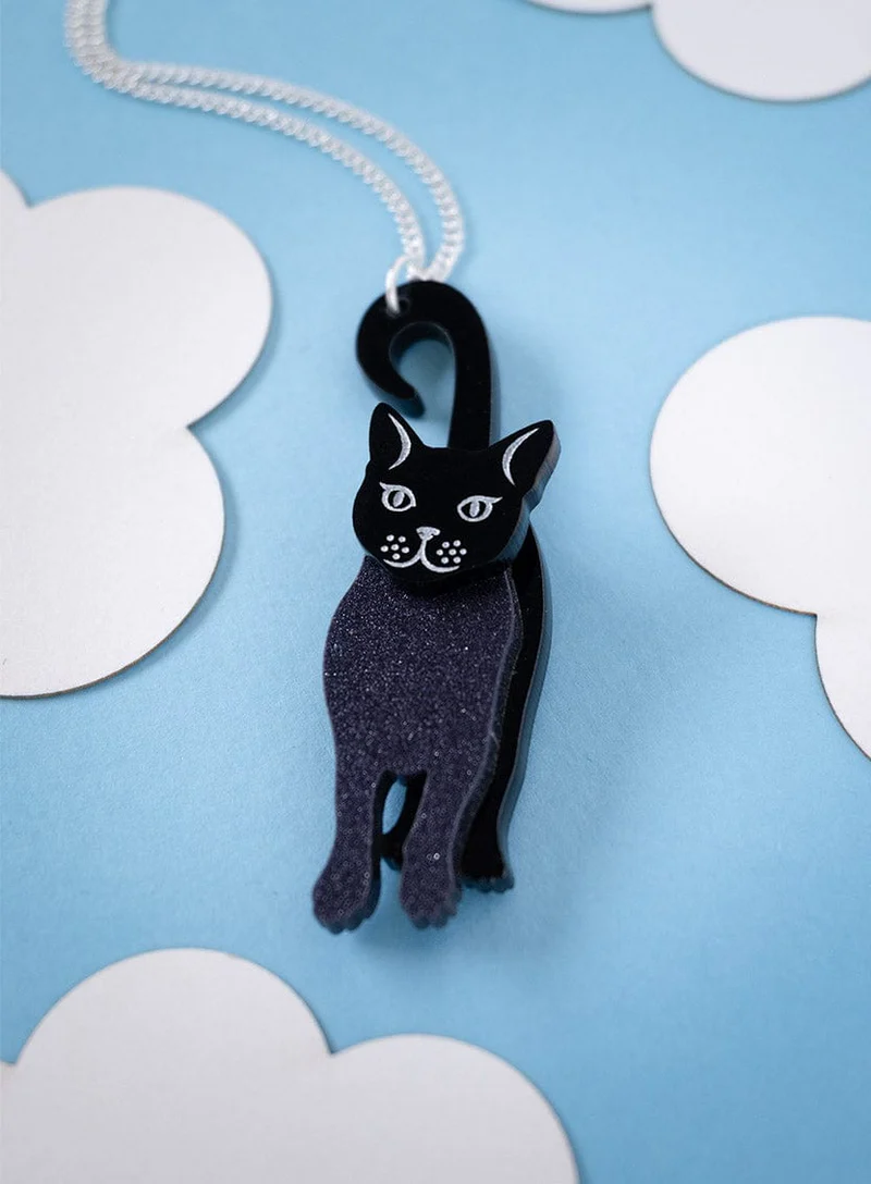 Curious Cat Pendant - Image 2