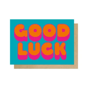 Good luck greeting card